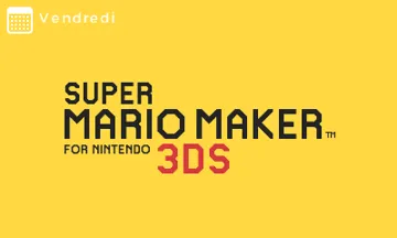 Super Mario Maker for Nintendo 3DS (Japan) screen shot title